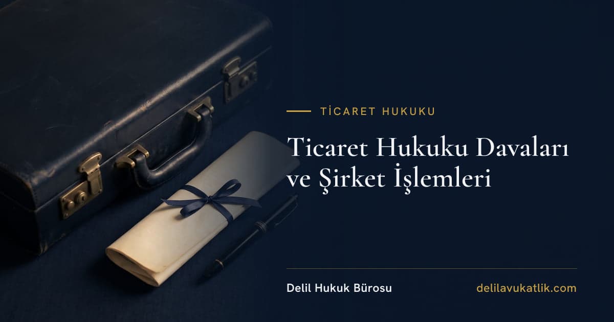 Ticaret Hukuku Davaları ve Şirket İşlemleri